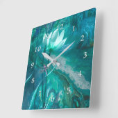 GEBORENE VON DRAGONFLY QUADRATISCHE WANDUHR (Winkel)