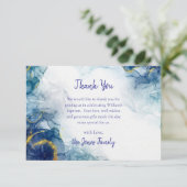 Geborene von Wasser und Geist orthodoxe Taufe Dankeskarte (Stehend Vorderseite)