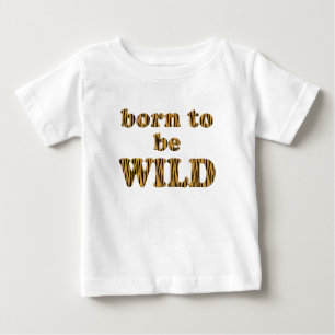 Geborene Wildnis - Tigerprint Baby Lap T - Shirt
