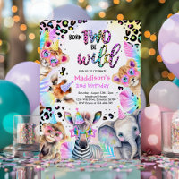 Geborene Zwei-Sei-Wildsafari Pink Girl Leopard Geb