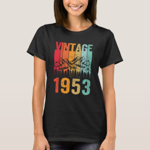 Geborenen 70. Geburtstag Männer Vintag 1953 70 Jah T-Shirt