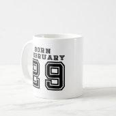 Geborener 29. Februar Kaffeetasse (Vorderseite Links)