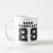 Geborener 29. Februar Kaffeetasse (Links)