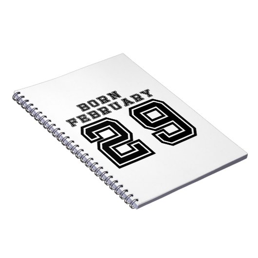 Geborener 29. Februar Notizblock (Rechte Seite)