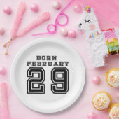 Geborener 29. Februar Pappteller (Party)