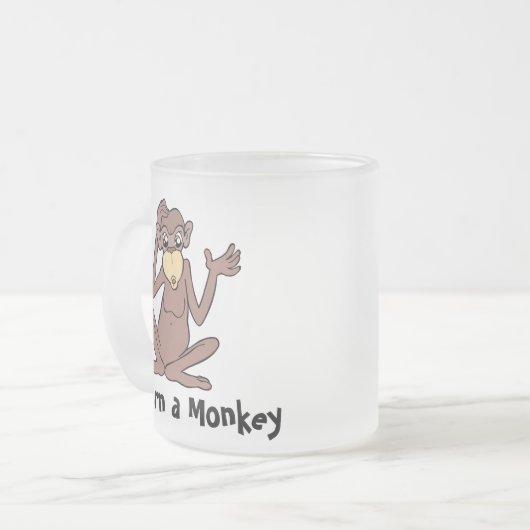 Geborener Affe Mattglastasse (Vorderseite Links)