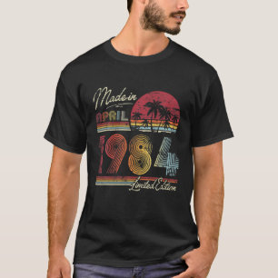 Geborener April 1984 38. Geburtstag 1984 38 Jahre T-Shirt