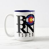 GEBORENER Aspen Colorado 15oz Zweifarbige Tasse (Links)