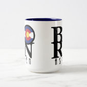 GEBORENER Aspen Colorado 15oz Zweifarbige Tasse (Mittel)