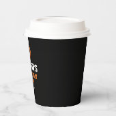 Geborener Ball Basketball Geburtstag Pappbecher (Links)