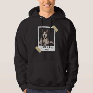 Geborener dieser große Niedliche sibirische Husky  Hoodie