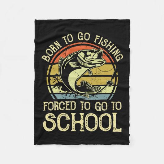 Geborener Fischfang zum Fischfang in der Schule Fleecedecke (Vorderseite)