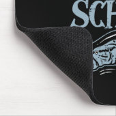 Geborener Fischfang zum Fischfang in der Schule Mousepad (Ecke)