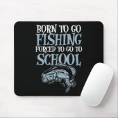 Geborener Fischfang zum Fischfang in der Schule Mousepad (Mit Mouse)