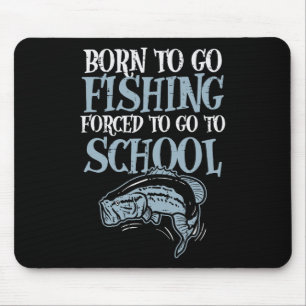 Geborener Fischfang zum Fischfang in der Schule Mousepad