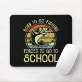 Geborener Fischfang zum Fischfang in der Schule Mousepad (Mit Mouse)