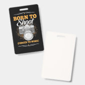 Geborener Fotograf Ausweis (Vorder- & Rückseite)