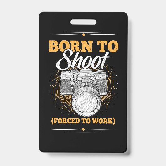 Geborener Fotograf Ausweis (Vorderseite)