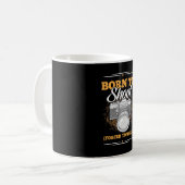 Geborener Fotograf Kaffeetasse (Vorderseite Links)