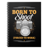 Geborener Fotograf Notizblock (Vorderseite)