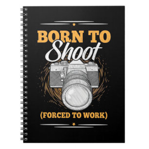 Geborener Fotograf Notizblock