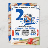 Geborener Geburtstag Einladung (Vorne/Hinten)