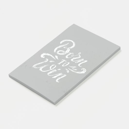 Geborener Gewinn Post-it Klebezettel (angewinkelt)