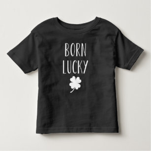 Geborener glücklichen   niedlicher St Patrick Tag Kleinkind T-shirt