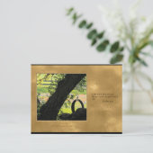 Geborener Gottesdienst Postkarte (Stehend Vorderseite)