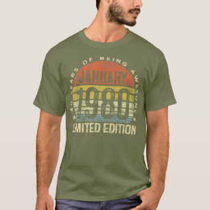Geborener Januar 1980 Limited Edition Bday Geschen T-Shirt