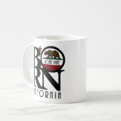 GEBORENER Kiefernwald Kalifornien 11oz Kaffeetasse (Vorderseite Links)