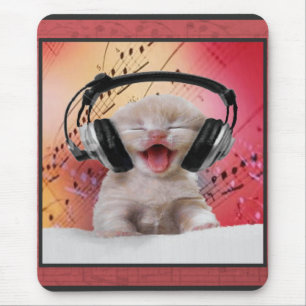 Geborener Musik-Liebhaber Mousepad