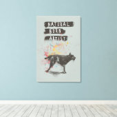 geborener Naturkünstler Leinwanddruck (Insitu (Holzboden))