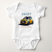Geborener Race-Individuelle Name Baby Strampler (Vorderseite)