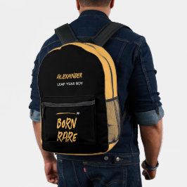 Geborener Rare Leap Year Boy 29 Feb Geburtstag Bedruckter Rucksack