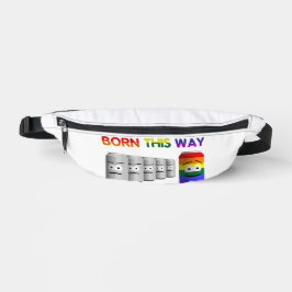 Geborener Regenbogenstreifen für LGBT Bauchtasche