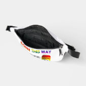 Geborener Regenbogenstreifen für LGBT Bauchtasche (Offen)