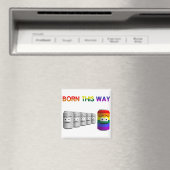 Geborener Regenbogenstreifen für LGBT Magnet (In Situ (Geschirrspüler))