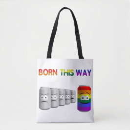 Geborener Regenbogenstreifen für LGBT Tasche