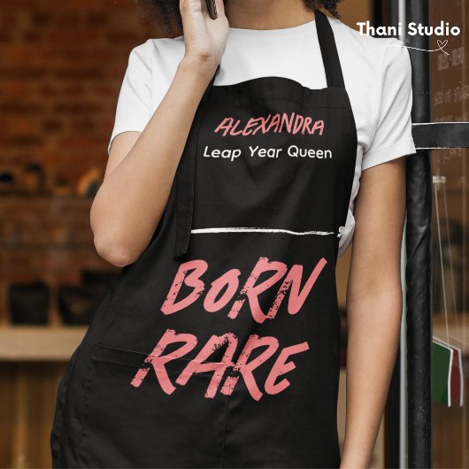 Geborener seltener Sprung Königin 29. Februar Gebu Schürze