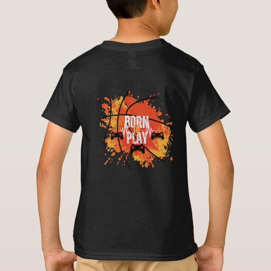 Geborener T - Shirt (Rückseite)