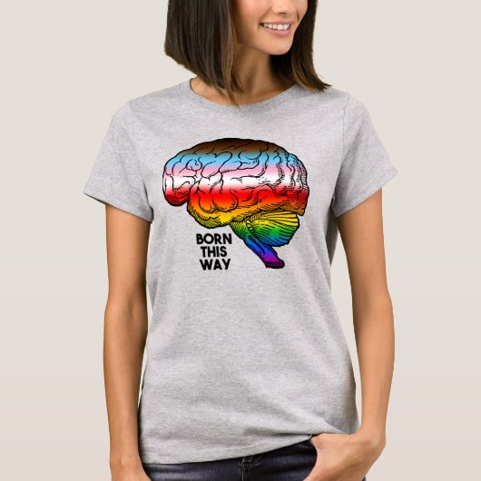 Geborener T - Shirt zum Fortschritt (Vorderseite)