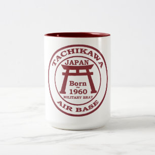 Geborener Tachikawa-Flughafen 1960 Zweifarbige Tasse