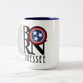 GEBORENER Tennessee 15oz Zweifarbige Tasse (Vorderseite Links)