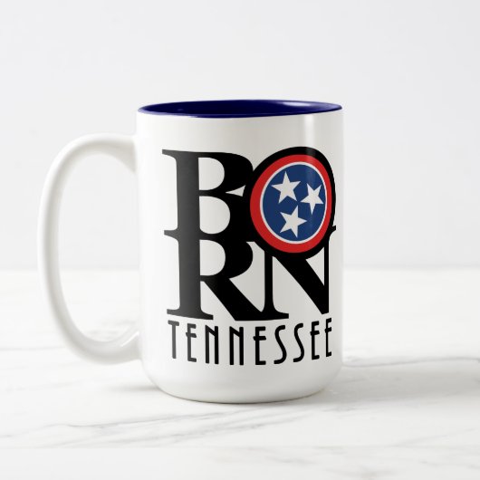 GEBORENER Tennessee 15oz Zweifarbige Tasse (Links)