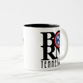GEBORENER Tennessee Zweifarbige Tasse (VorderseiteRechts)