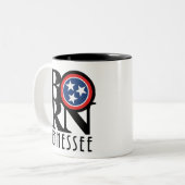 GEBORENER Tennessee Zweifarbige Tasse (Vorderseite Links)