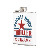 Geborener Thrillerkolben Flachmann (Links)