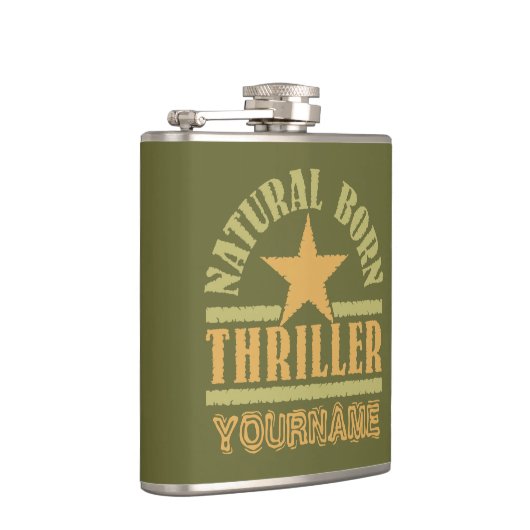 Geborener Thrillerkolben Flachmann (Rechts)