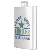 Geborener Thrillerkolben Flachmann (Links)